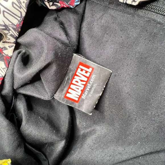 Marvel Flap Over Comic Slouch Backpack Loungefly Avengers Wolverine Thor - Picture 8 of 11